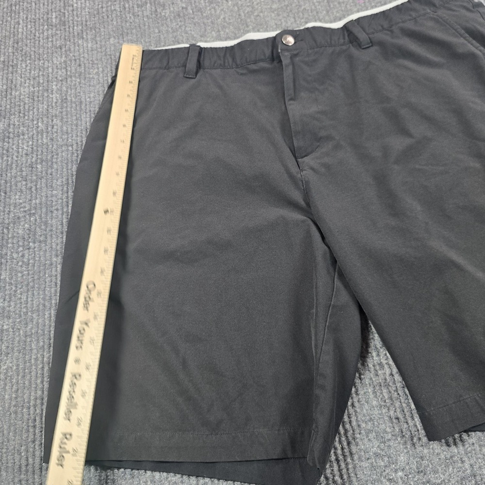 Adidas Shorts Mens 40 Black Chino Microfiber Stretch Golf Casual Summer - Picture 7 of 13